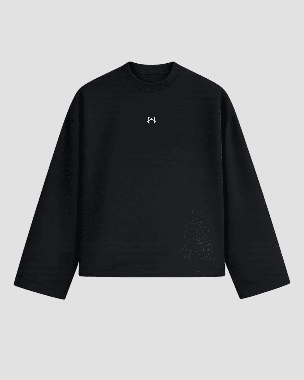 NOCTURNA CROPPED LONGSLEEVE BLACK & WHITE